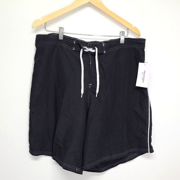 Swimsuits for all Men's Swimming Black Shorts Size 20 - Picture 1 of 5